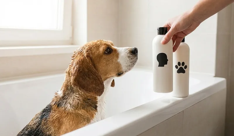 Mycie psa szamponem dla ludzi: czy to dobry pomysł? Szampon dla psa