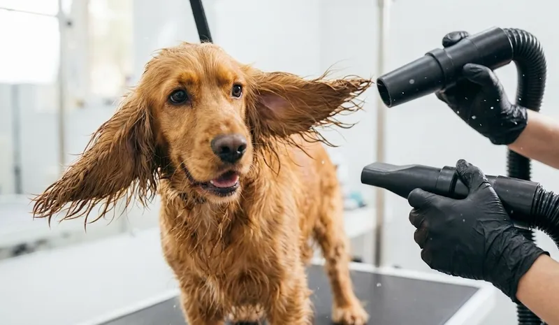 Kąpiel psa: suszenie sierści i jak wysuszyć psa po kąpieli